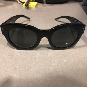 burberry cat eye sunglasses black